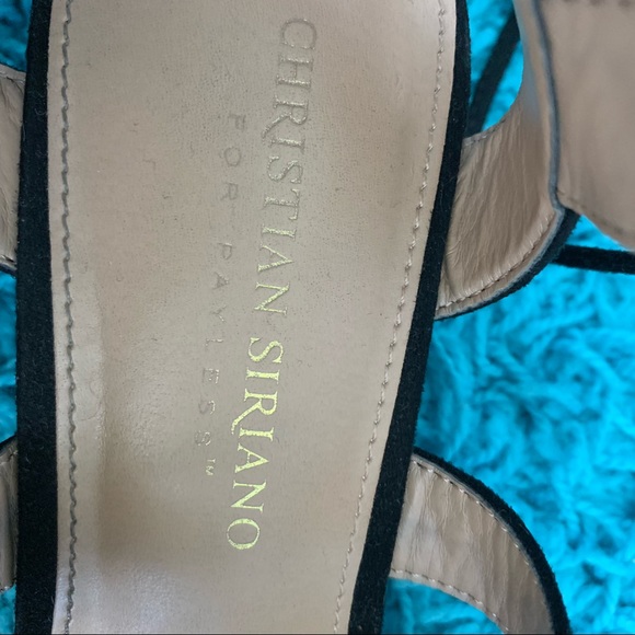 Black lace up heels - Picture 3 of 6